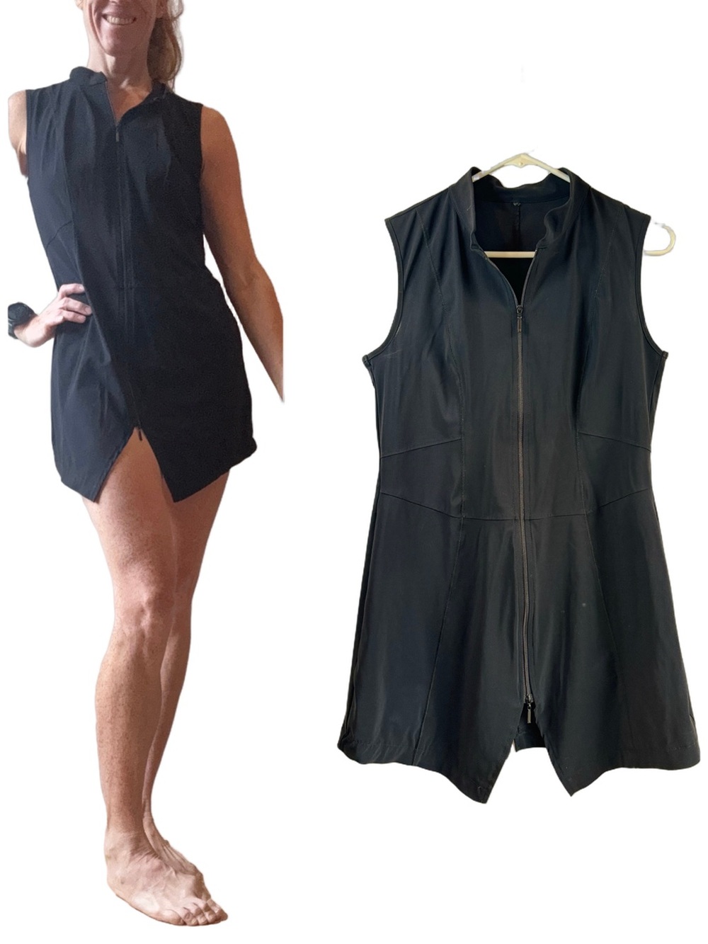 PORTO SF Full Zip Tunic / Mini Dress